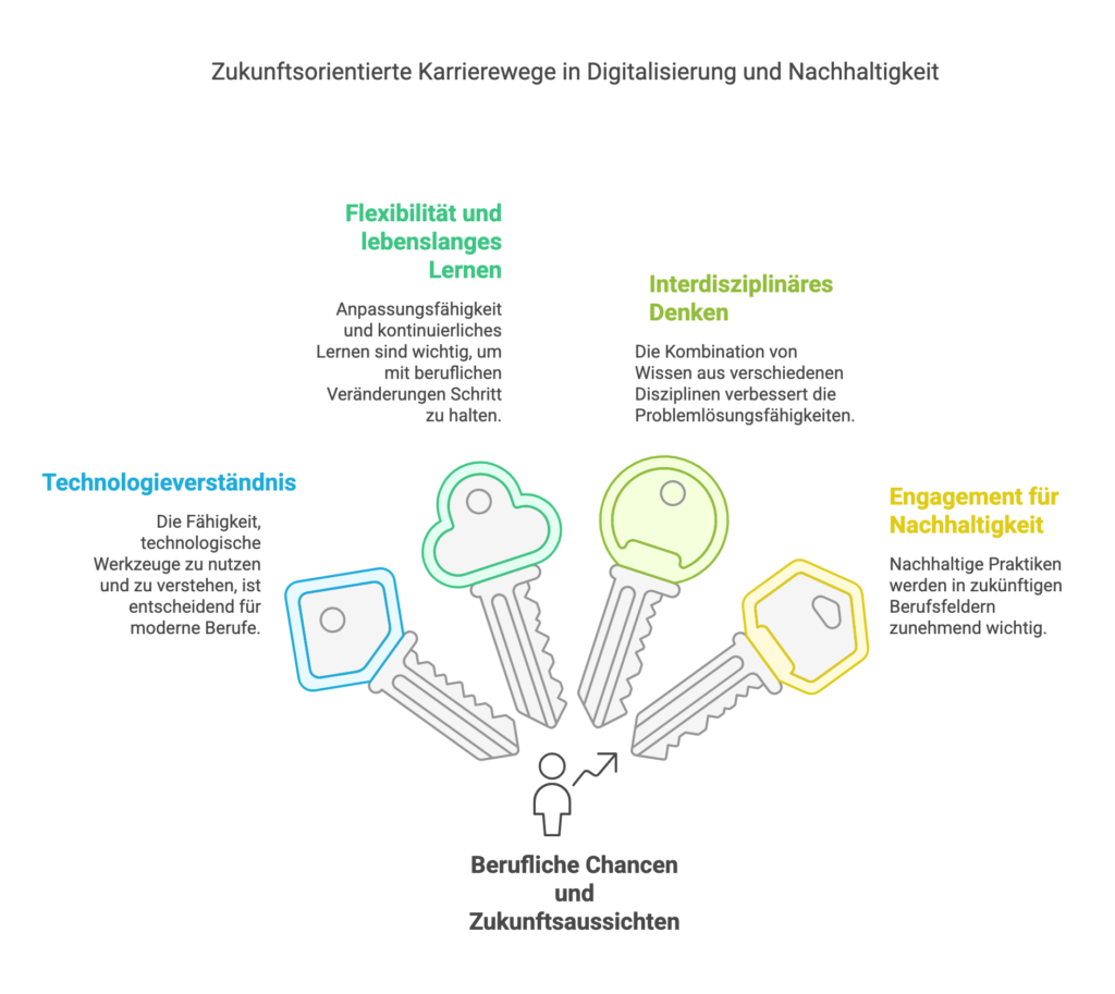 Zukunftsorientierte Karrierewege in Digitalisierung und Nachhaltigkeit 