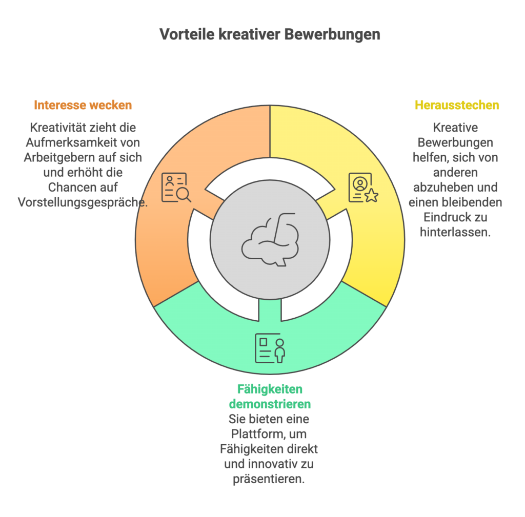 Vorteile kreativer Bewerbungen