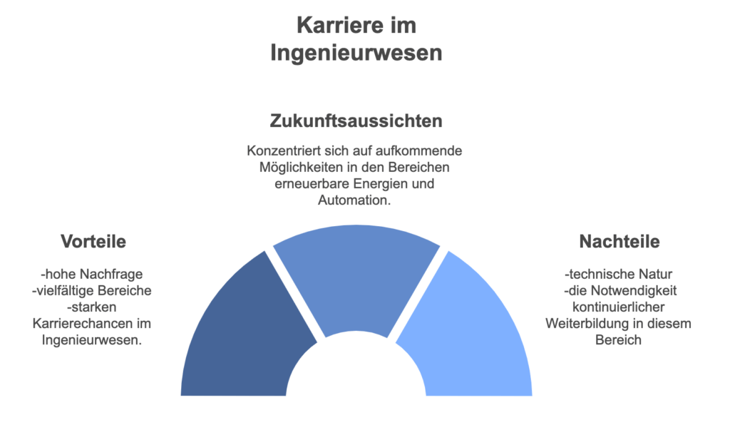 Vor- und Nachteile, sowie Zukunftsaussichten einer Karriere im Ingenieurwesen